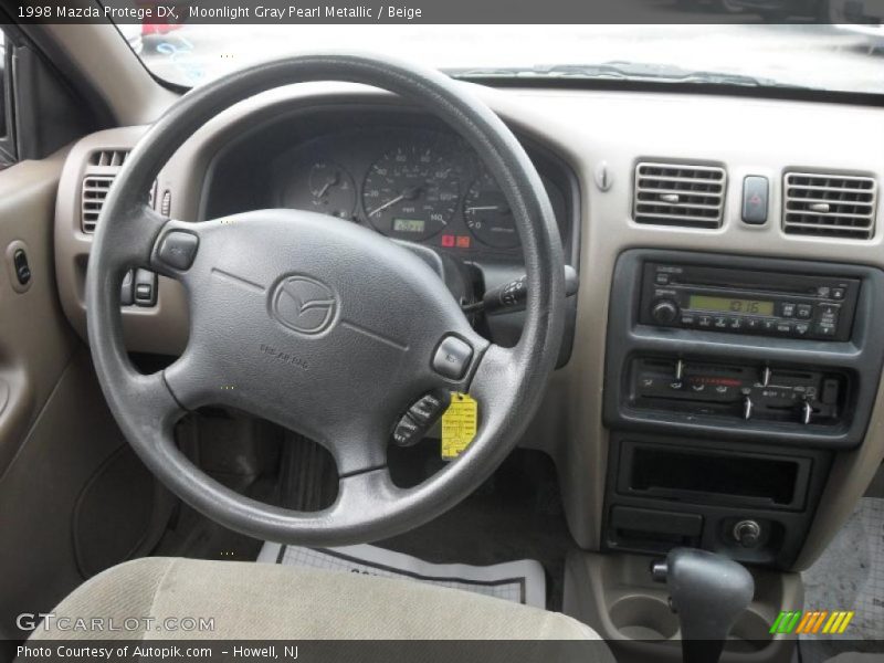 Moonlight Gray Pearl Metallic / Beige 1998 Mazda Protege DX