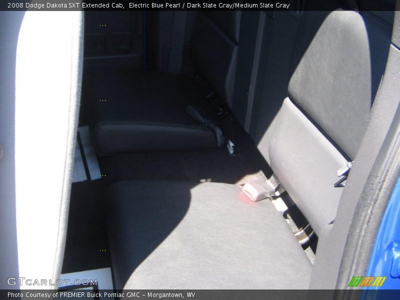 Electric Blue Pearl / Dark Slate Gray/Medium Slate Gray 2008 Dodge Dakota SXT Extended Cab