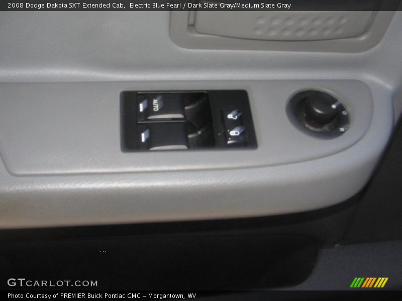 Electric Blue Pearl / Dark Slate Gray/Medium Slate Gray 2008 Dodge Dakota SXT Extended Cab