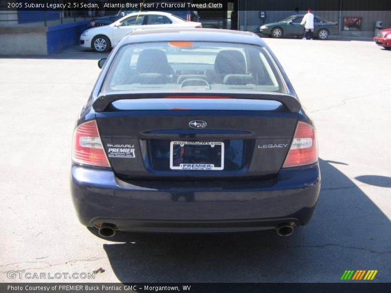 Atlantic Blue Pearl / Charcoal Tweed Cloth 2005 Subaru Legacy 2.5i Sedan