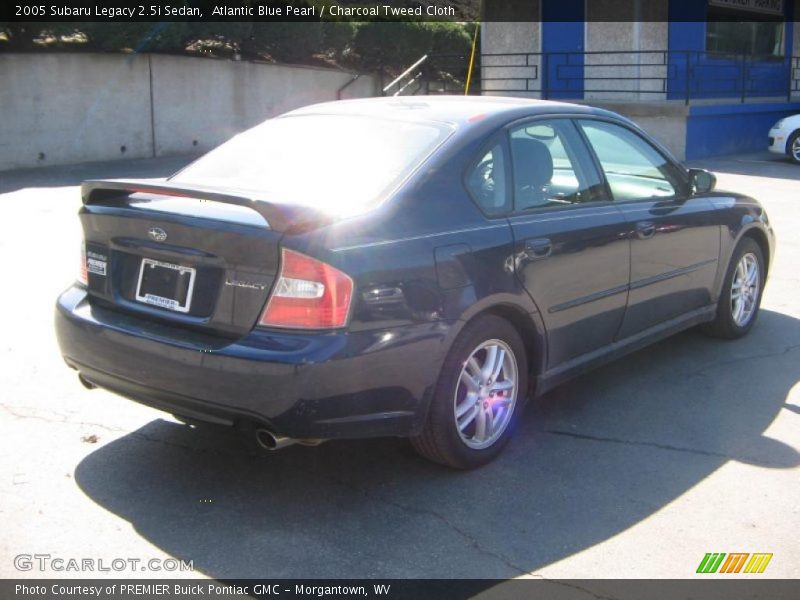 Atlantic Blue Pearl / Charcoal Tweed Cloth 2005 Subaru Legacy 2.5i Sedan