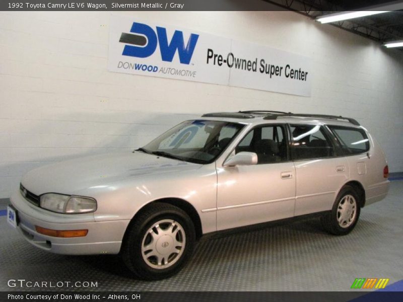 Silvermist Metallic / Gray 1992 Toyota Camry LE V6 Wagon