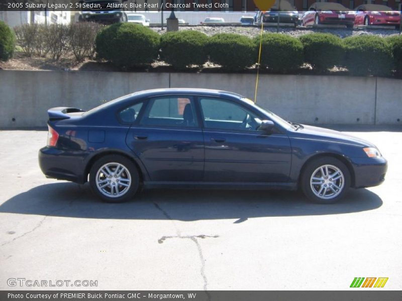 Atlantic Blue Pearl / Charcoal Tweed Cloth 2005 Subaru Legacy 2.5i Sedan