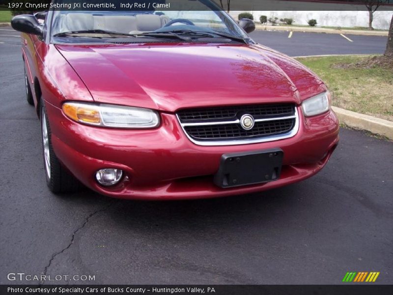 Indy Red / Camel 1997 Chrysler Sebring JXi Convertible