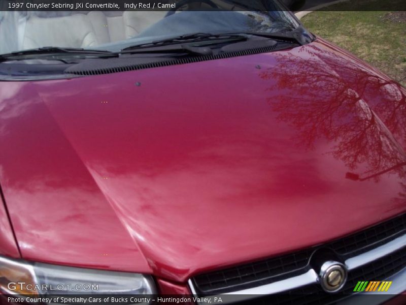 Indy Red / Camel 1997 Chrysler Sebring JXi Convertible