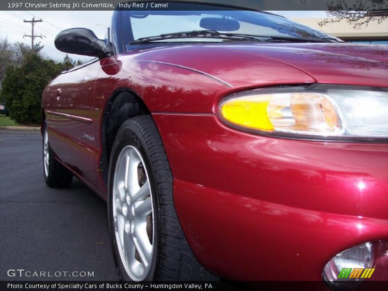 Indy Red / Camel 1997 Chrysler Sebring JXi Convertible