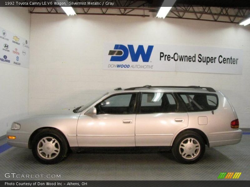 Silvermist Metallic / Gray 1992 Toyota Camry LE V6 Wagon