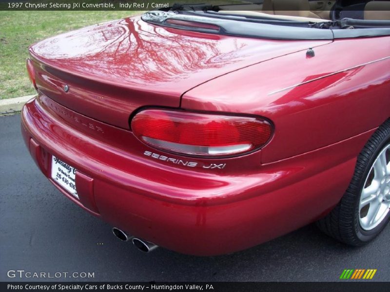 Indy Red / Camel 1997 Chrysler Sebring JXi Convertible