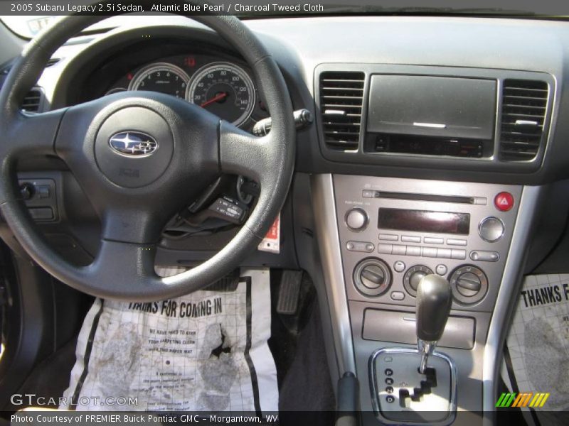 Atlantic Blue Pearl / Charcoal Tweed Cloth 2005 Subaru Legacy 2.5i Sedan