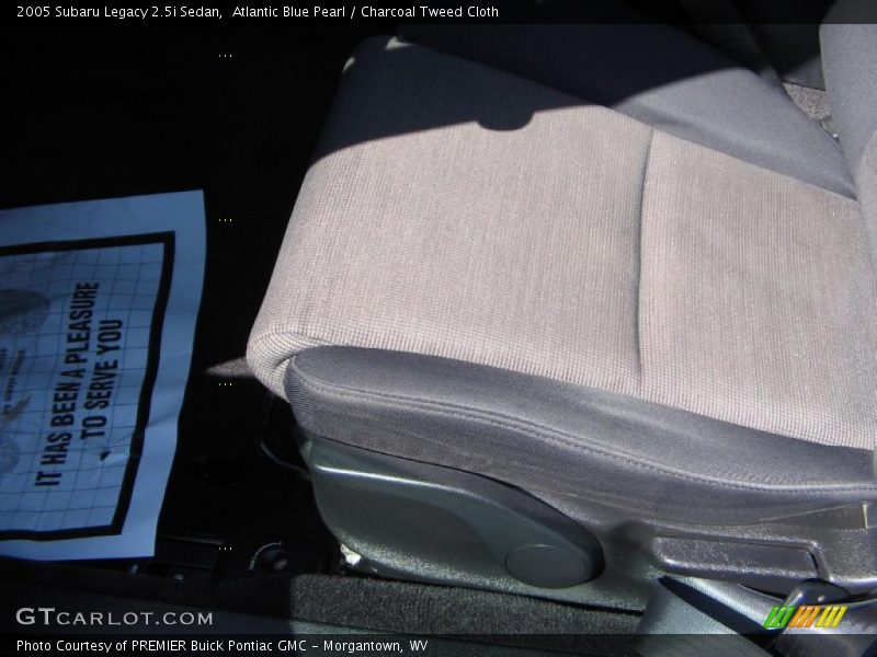 Atlantic Blue Pearl / Charcoal Tweed Cloth 2005 Subaru Legacy 2.5i Sedan