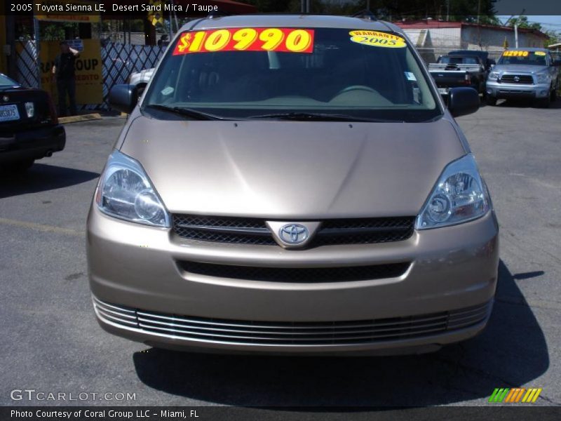 Desert Sand Mica / Taupe 2005 Toyota Sienna LE