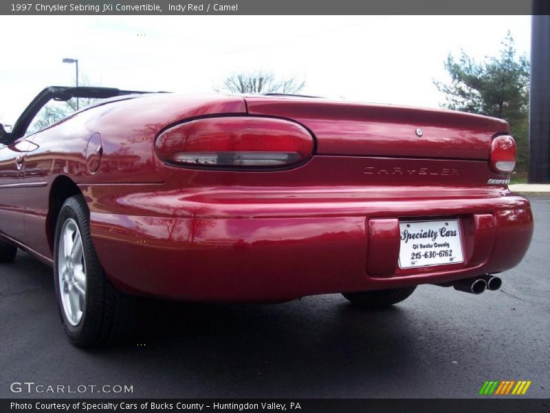 Indy Red / Camel 1997 Chrysler Sebring JXi Convertible
