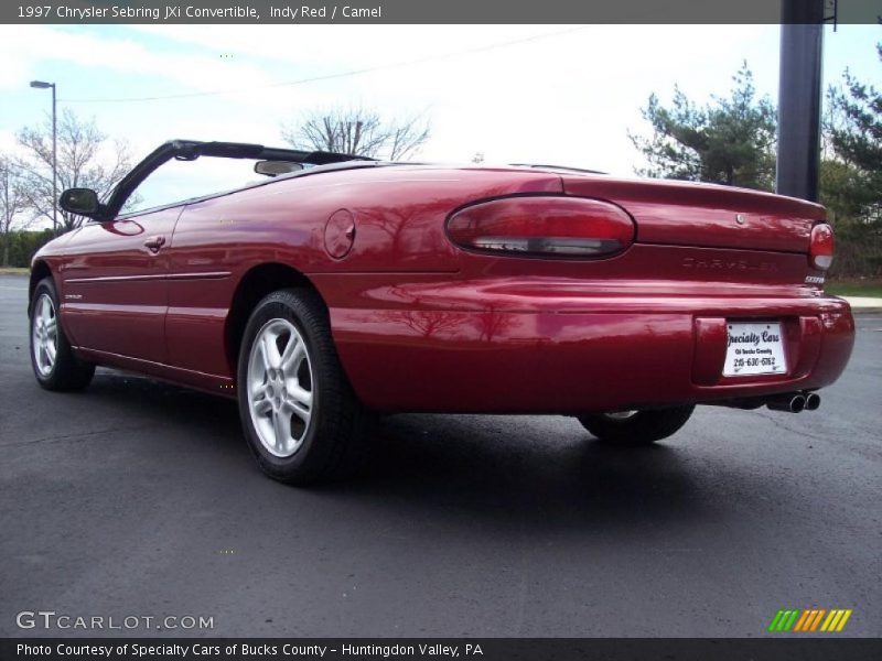 Indy Red / Camel 1997 Chrysler Sebring JXi Convertible