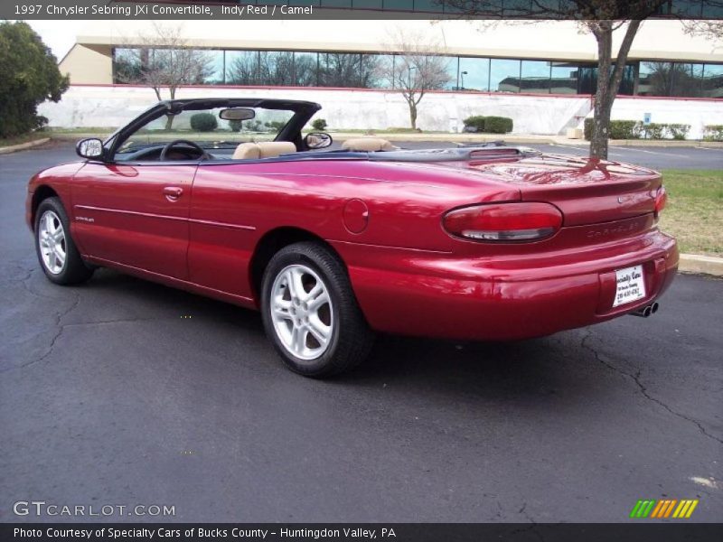 Indy Red / Camel 1997 Chrysler Sebring JXi Convertible