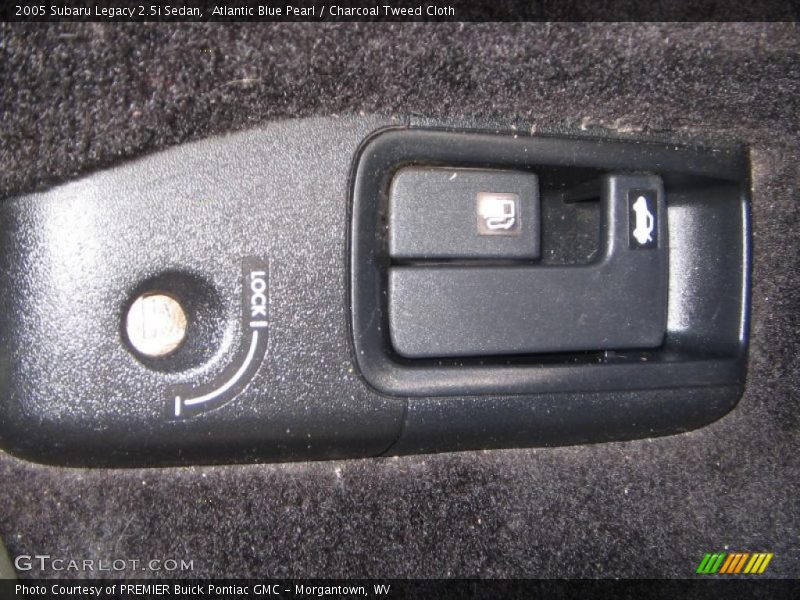 Atlantic Blue Pearl / Charcoal Tweed Cloth 2005 Subaru Legacy 2.5i Sedan