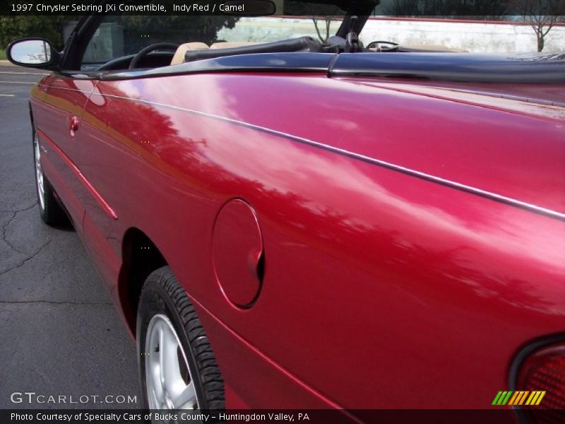 Indy Red / Camel 1997 Chrysler Sebring JXi Convertible