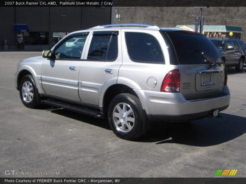Platinum Silver Metallic / Gray 2007 Buick Rainier CXL AWD