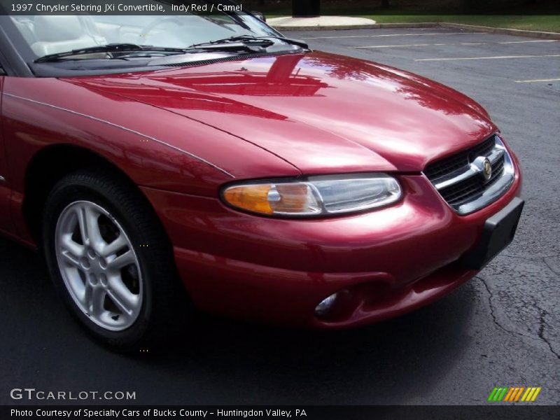 Indy Red / Camel 1997 Chrysler Sebring JXi Convertible