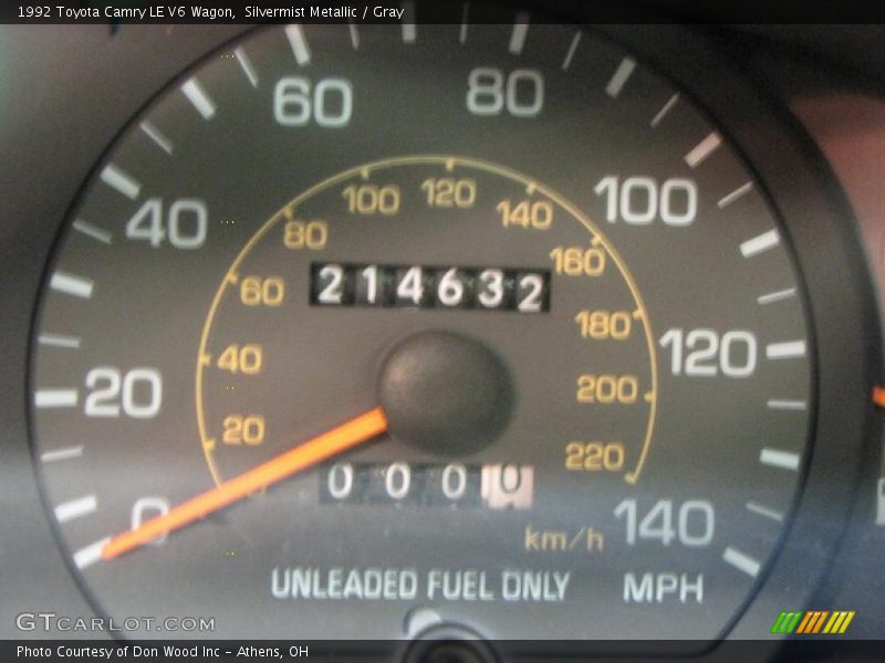 Silvermist Metallic / Gray 1992 Toyota Camry LE V6 Wagon