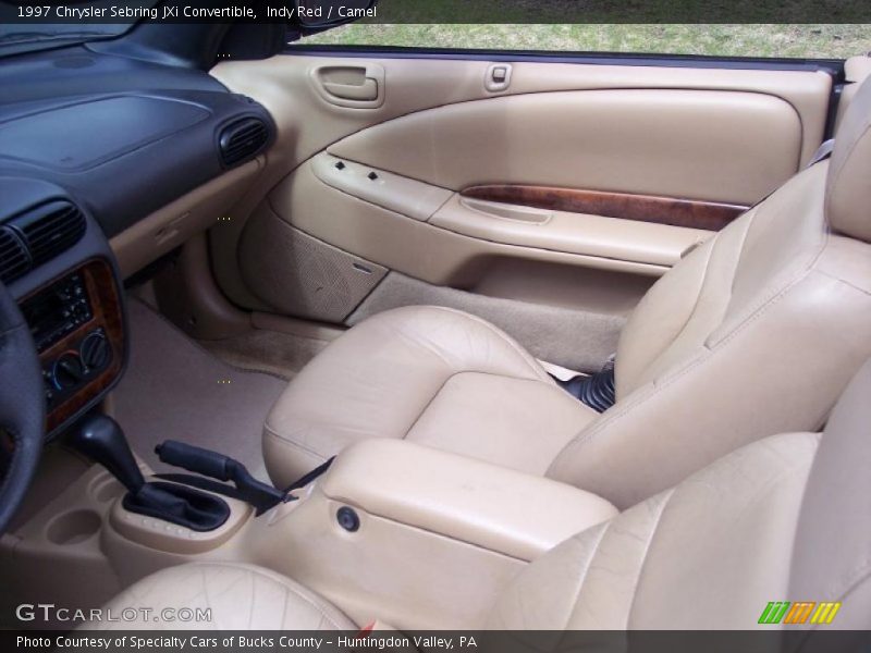 Indy Red / Camel 1997 Chrysler Sebring JXi Convertible