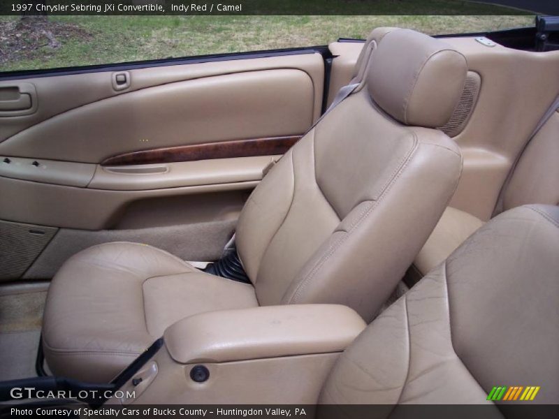 Indy Red / Camel 1997 Chrysler Sebring JXi Convertible