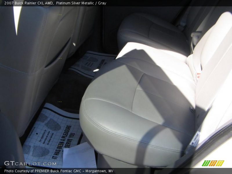 Platinum Silver Metallic / Gray 2007 Buick Rainier CXL AWD
