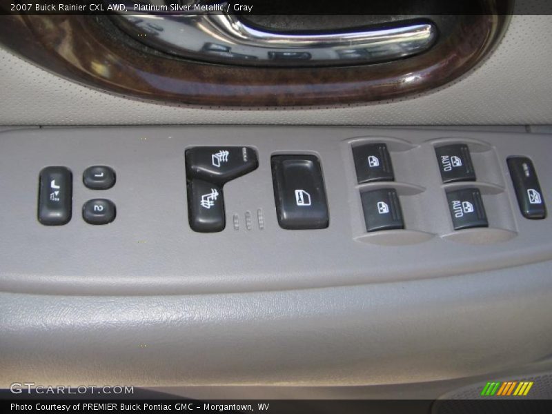 Platinum Silver Metallic / Gray 2007 Buick Rainier CXL AWD