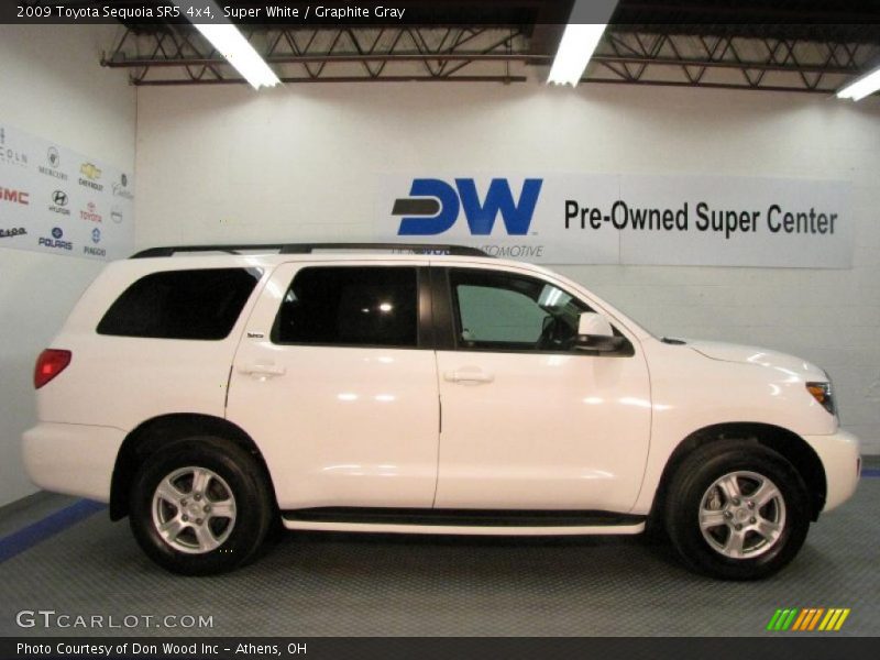 Super White / Graphite Gray 2009 Toyota Sequoia SR5 4x4