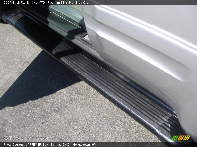 Platinum Silver Metallic / Gray 2007 Buick Rainier CXL AWD