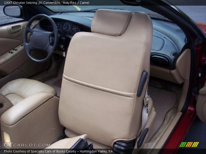 Indy Red / Camel 1997 Chrysler Sebring JXi Convertible