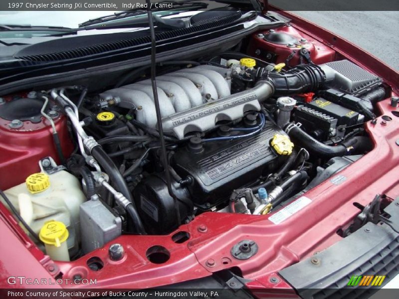 Indy Red / Camel 1997 Chrysler Sebring JXi Convertible