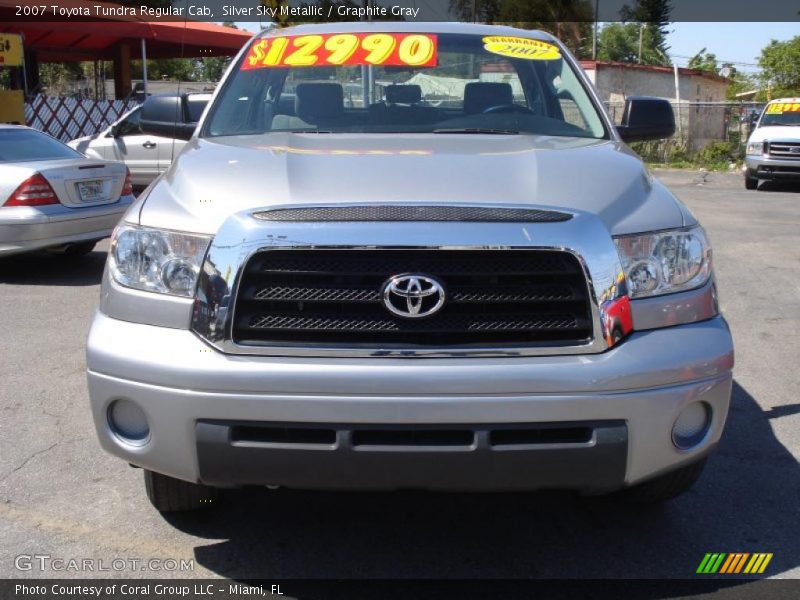 Silver Sky Metallic / Graphite Gray 2007 Toyota Tundra Regular Cab