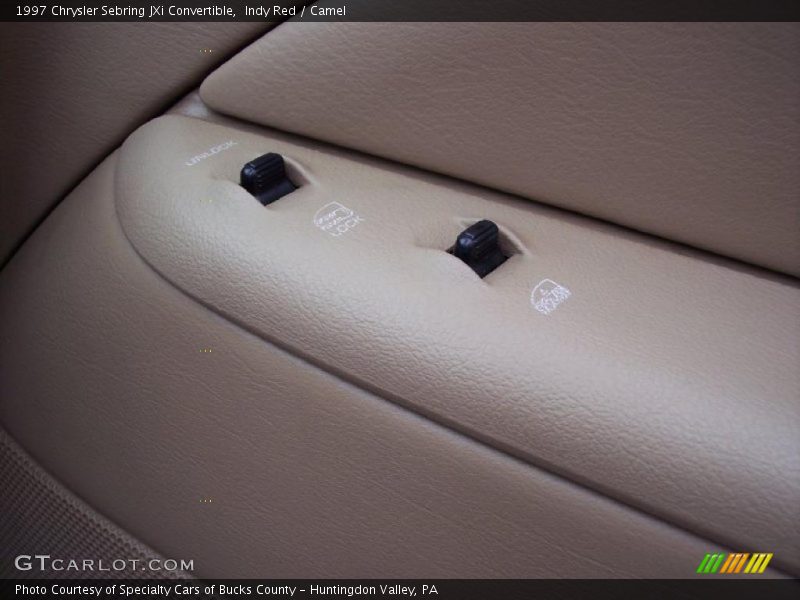 Indy Red / Camel 1997 Chrysler Sebring JXi Convertible