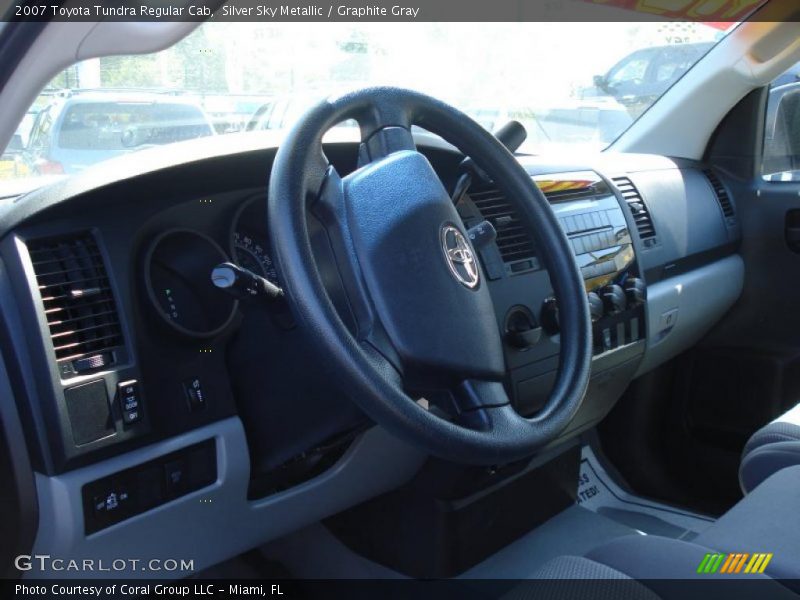 Silver Sky Metallic / Graphite Gray 2007 Toyota Tundra Regular Cab