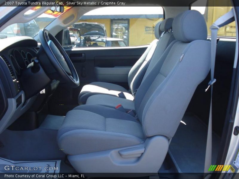 Silver Sky Metallic / Graphite Gray 2007 Toyota Tundra Regular Cab