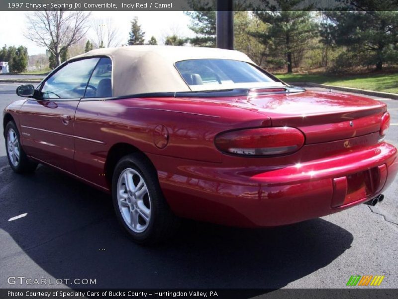 Indy Red / Camel 1997 Chrysler Sebring JXi Convertible