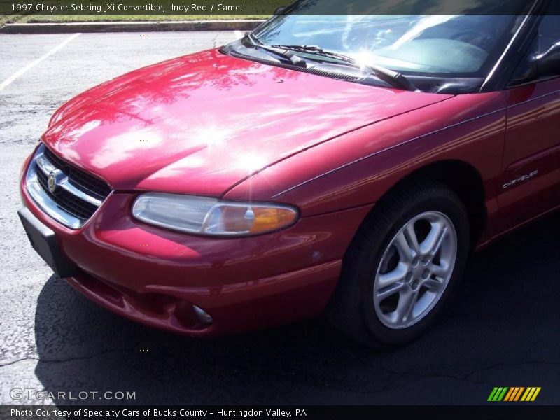 Indy Red / Camel 1997 Chrysler Sebring JXi Convertible