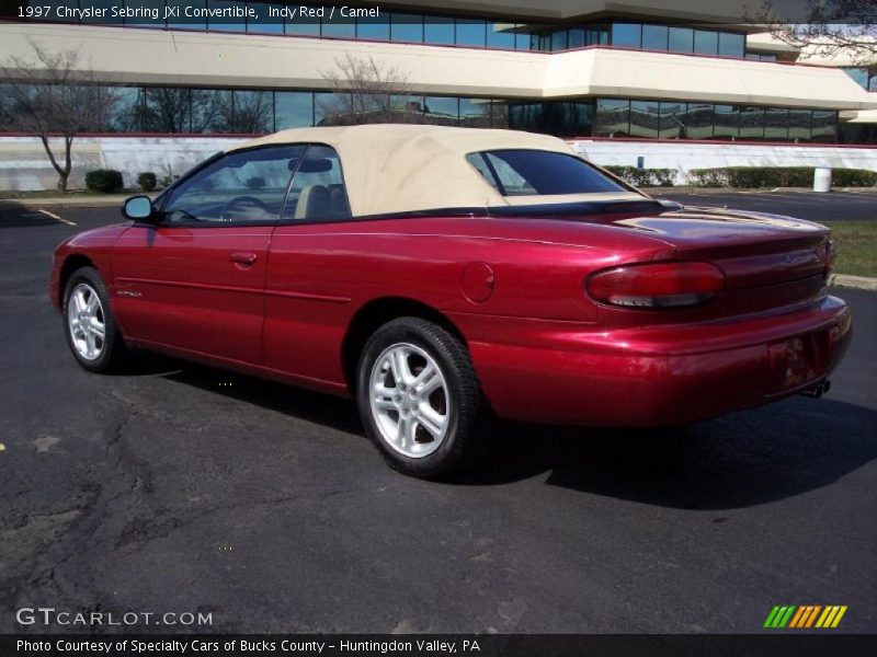Indy Red / Camel 1997 Chrysler Sebring JXi Convertible