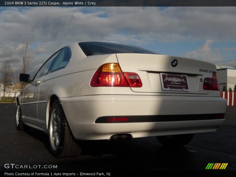 Alpine White / Grey 2004 BMW 3 Series 325i Coupe