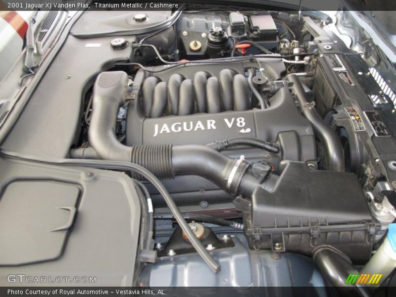 Titanium Metallic / Cashmere 2001 Jaguar XJ Vanden Plas