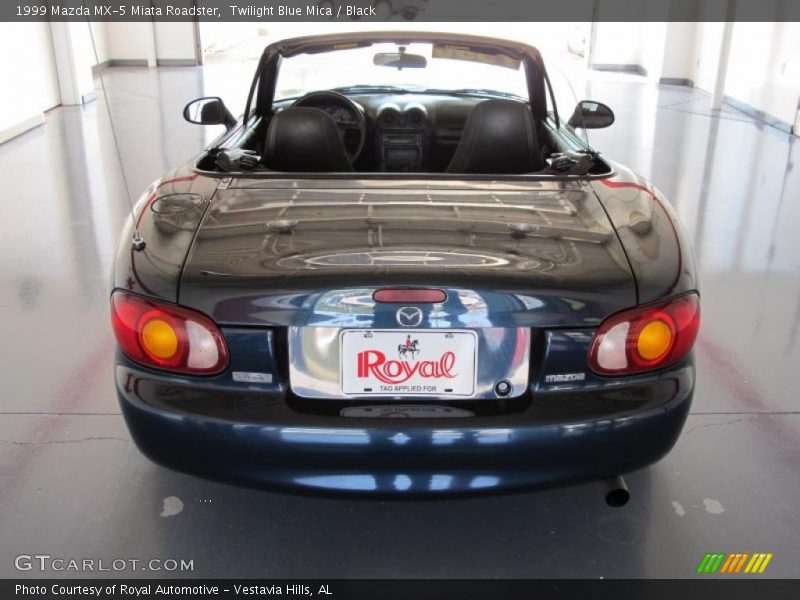 Twilight Blue Mica / Black 1999 Mazda MX-5 Miata Roadster