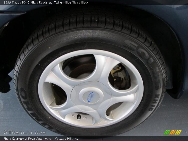 Twilight Blue Mica / Black 1999 Mazda MX-5 Miata Roadster