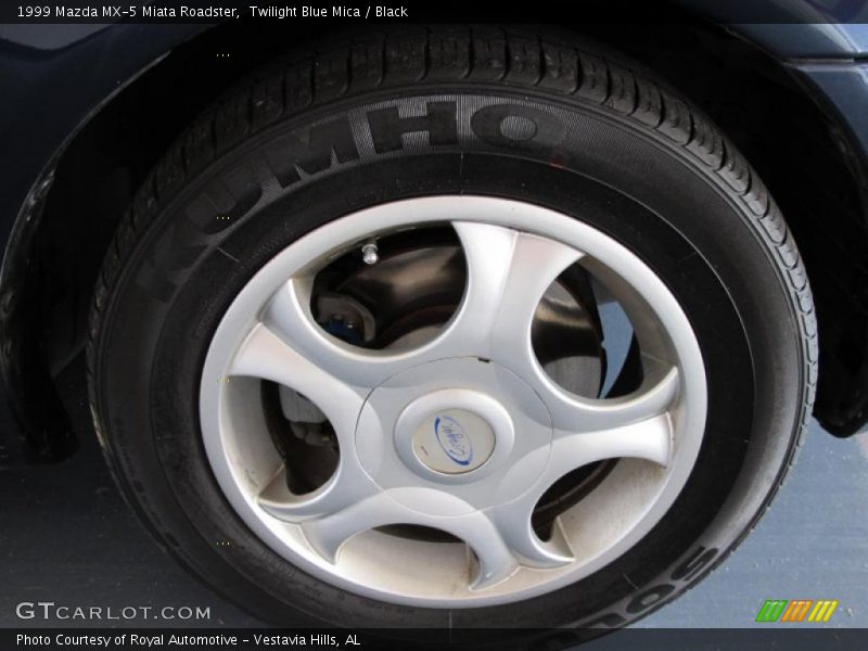 Twilight Blue Mica / Black 1999 Mazda MX-5 Miata Roadster