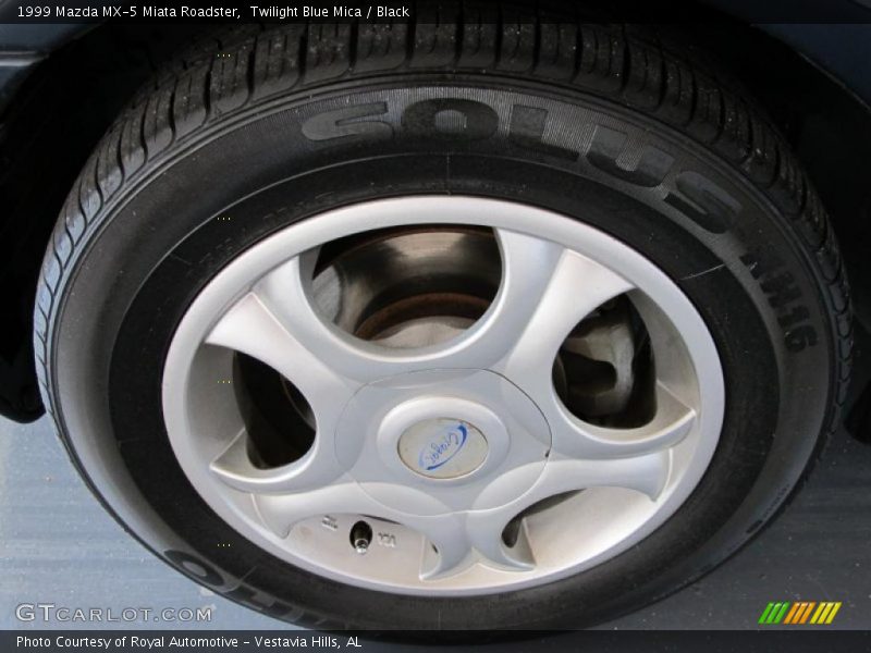 Twilight Blue Mica / Black 1999 Mazda MX-5 Miata Roadster