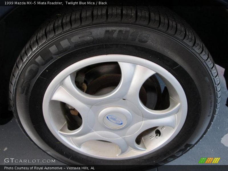 Twilight Blue Mica / Black 1999 Mazda MX-5 Miata Roadster