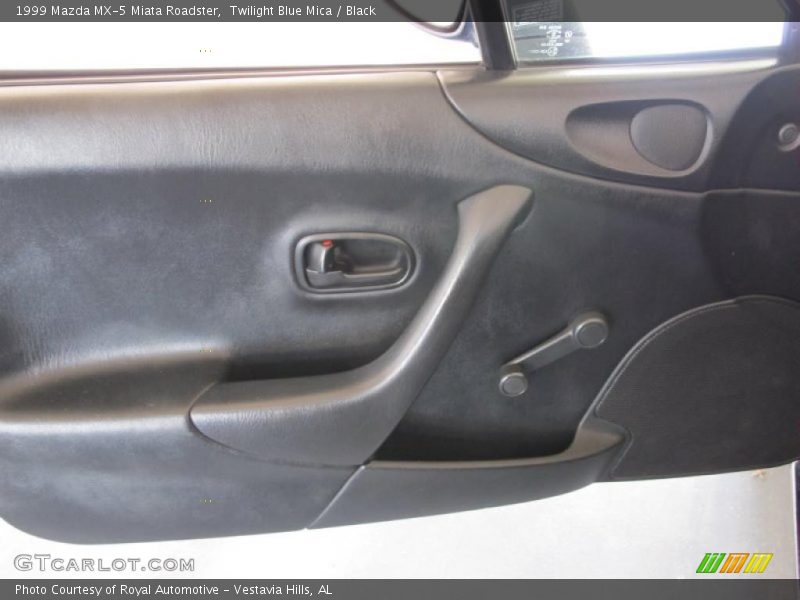Twilight Blue Mica / Black 1999 Mazda MX-5 Miata Roadster