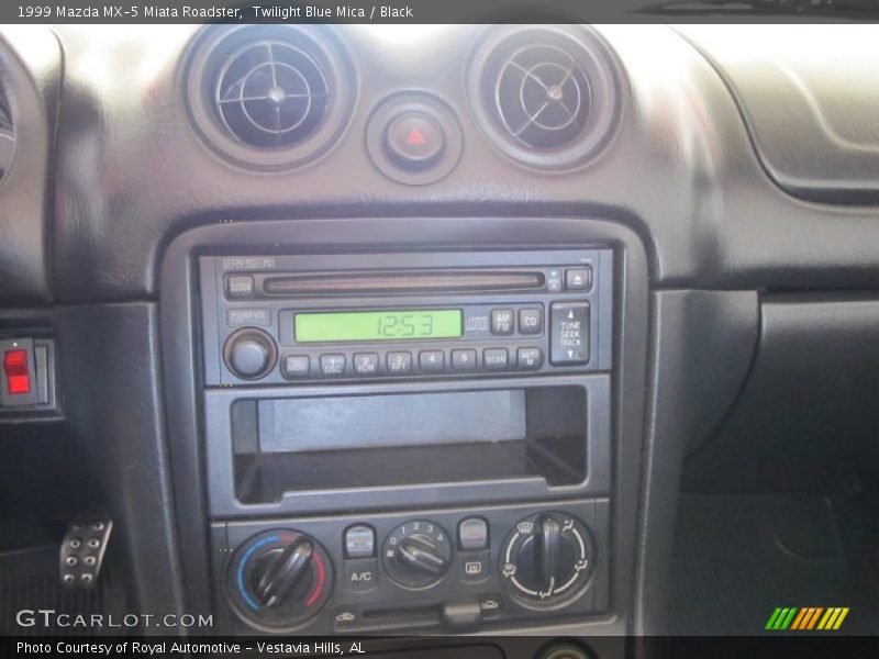 Twilight Blue Mica / Black 1999 Mazda MX-5 Miata Roadster