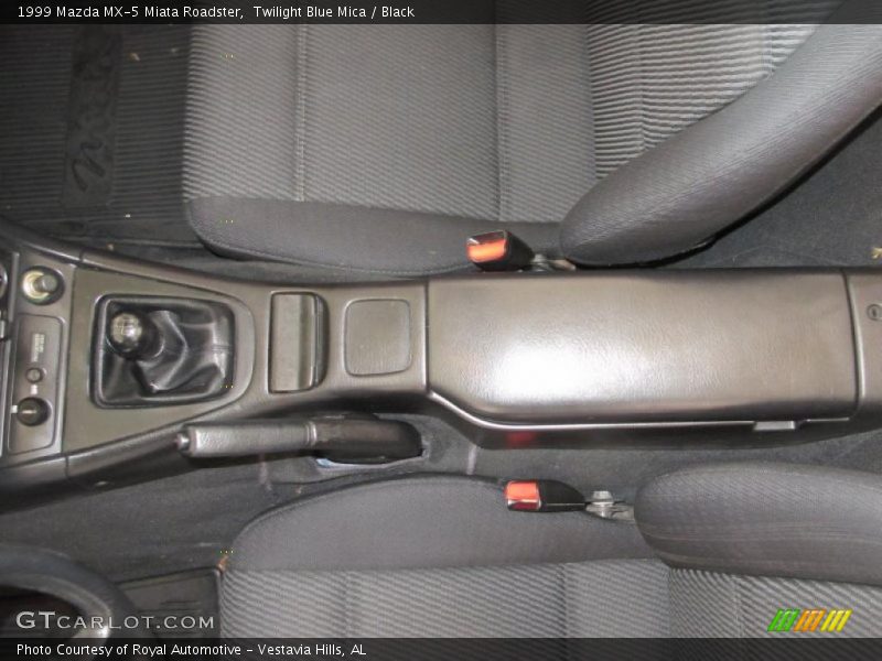 Twilight Blue Mica / Black 1999 Mazda MX-5 Miata Roadster
