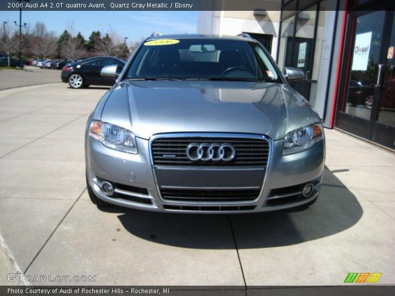 Quartz Gray Metallic / Ebony 2006 Audi A4 2.0T quattro Avant