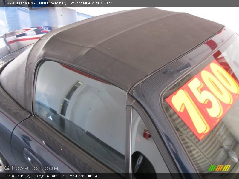 Twilight Blue Mica / Black 1999 Mazda MX-5 Miata Roadster